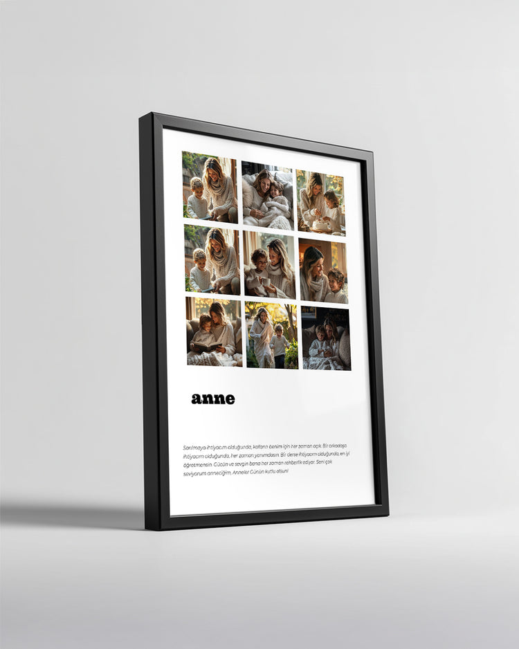 Anne Yazılı Poster Tablosu