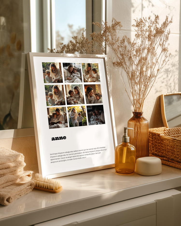 Anne Yazılı Poster Tablosu