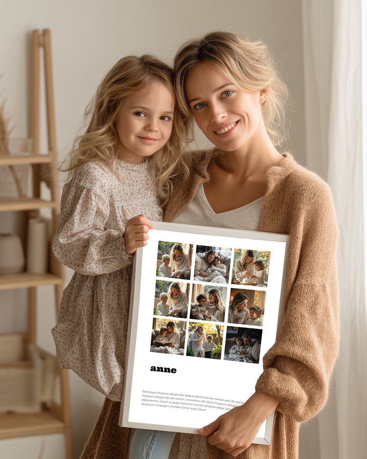 Anne Yazılı Poster Tablosu