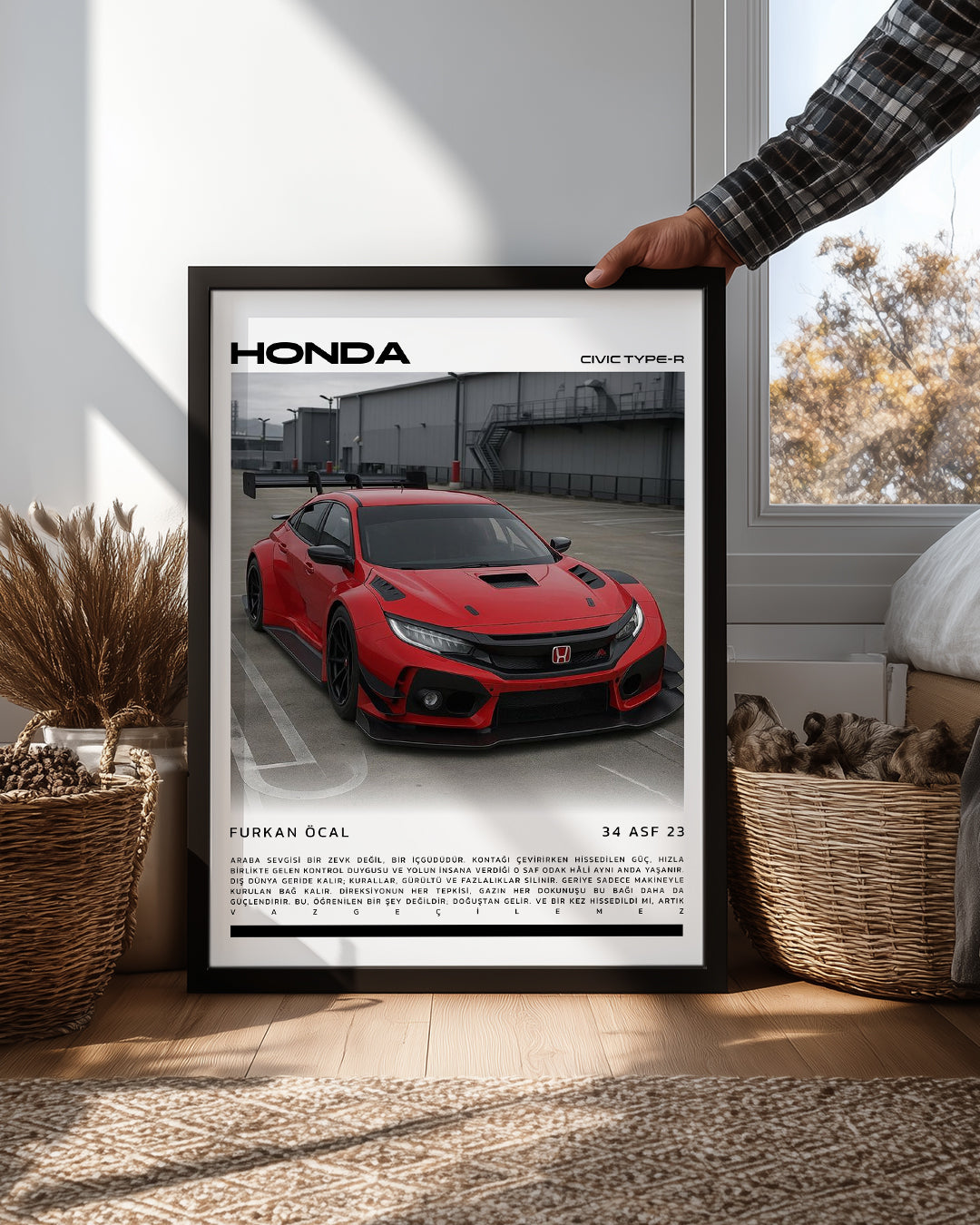 Kişiselleştirilebilir Araba Poster Tablo