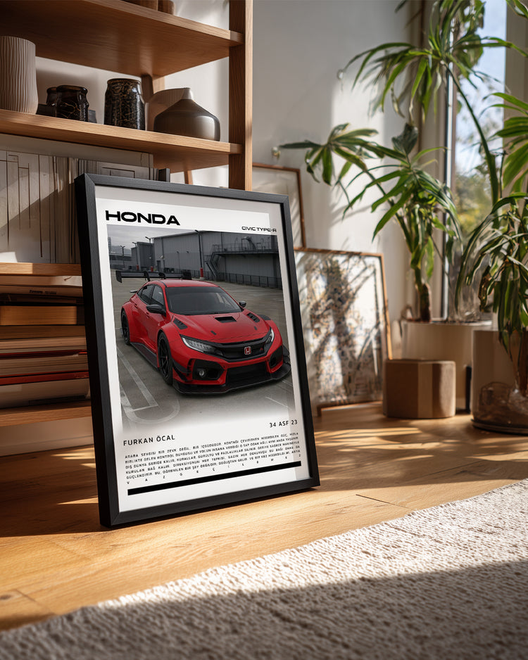 Kişiselleştirilebilir Araba Poster Tablo