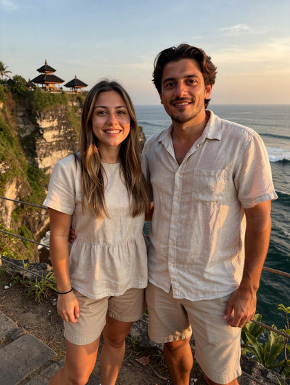 Uluwatu'da gün batımı