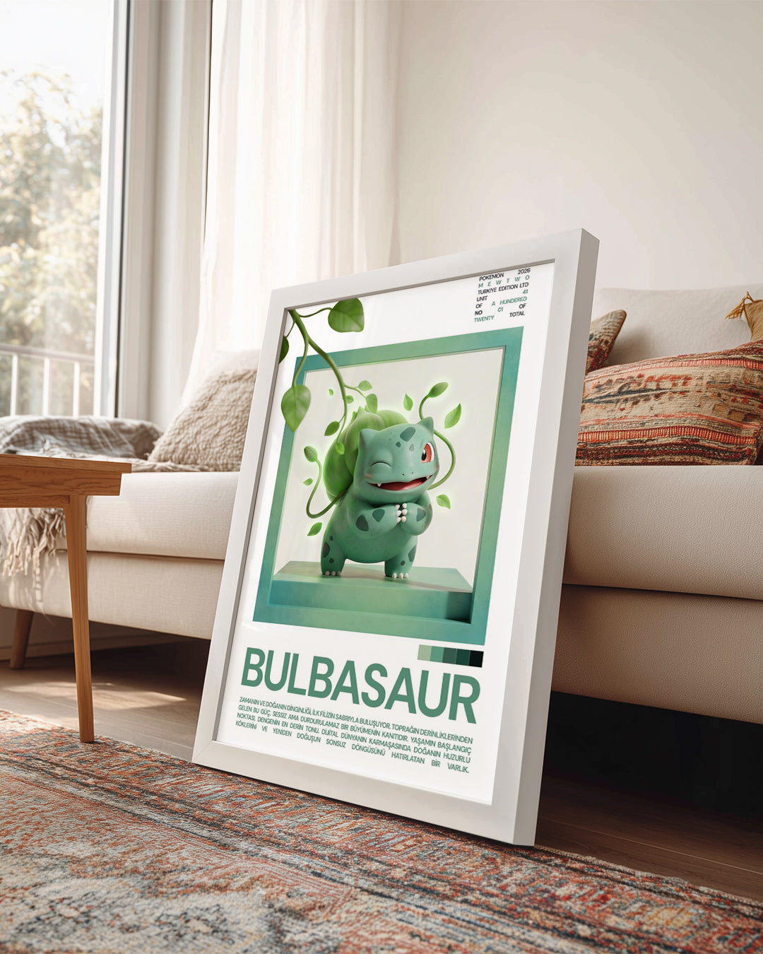 Bulbasaur Poster Tablosu