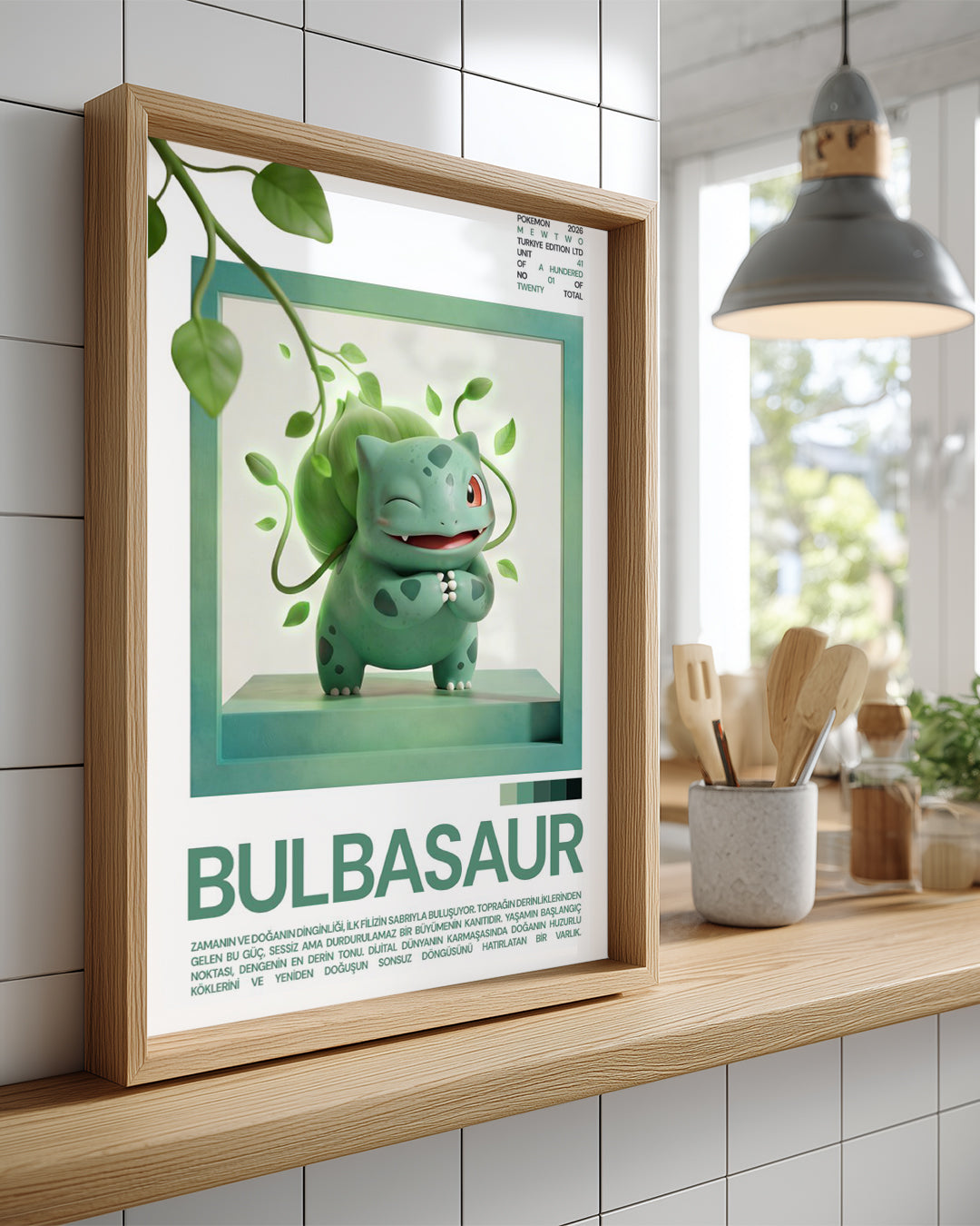 Bulbasaur Poster Tablosu