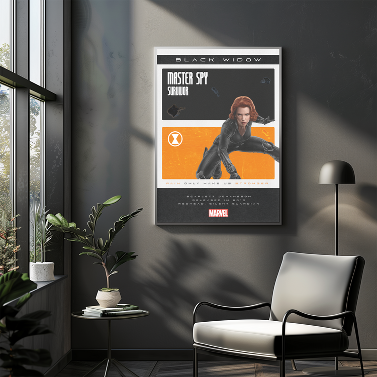 Black Widow Poster Tablosu