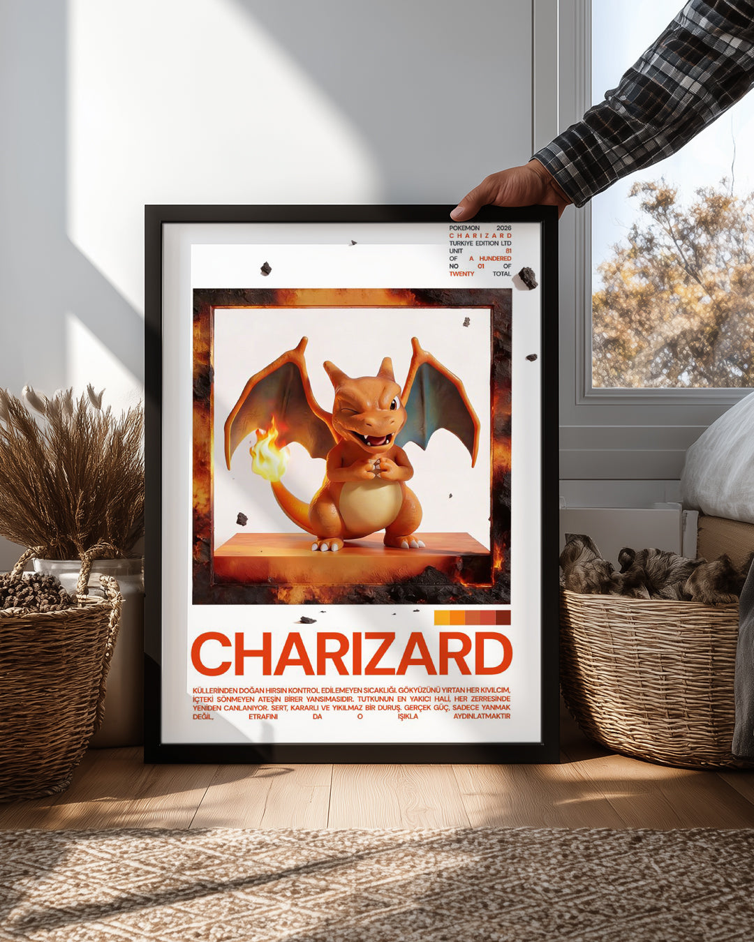 Charizard Poster Tablosu