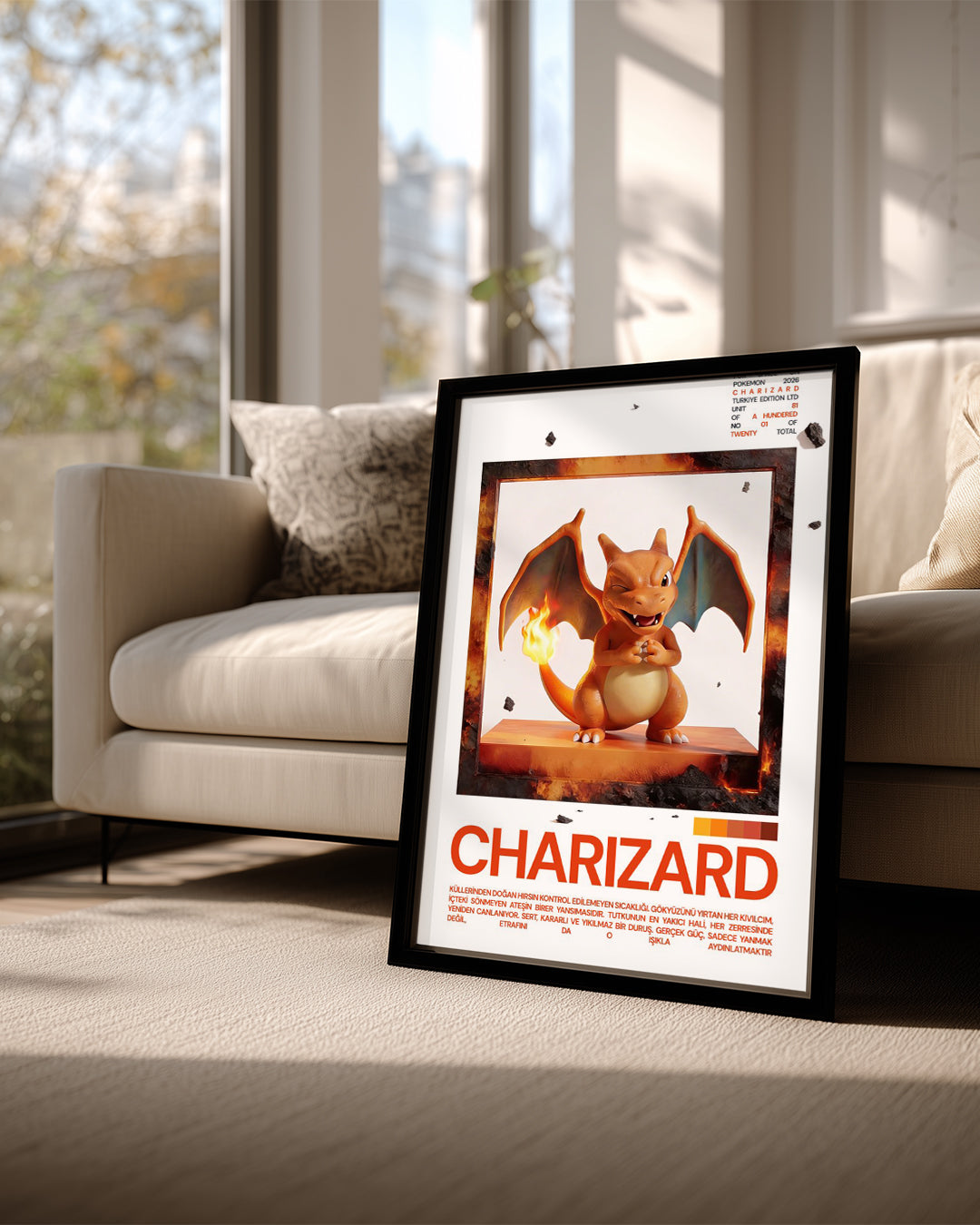 Charizard Poster Tablosu