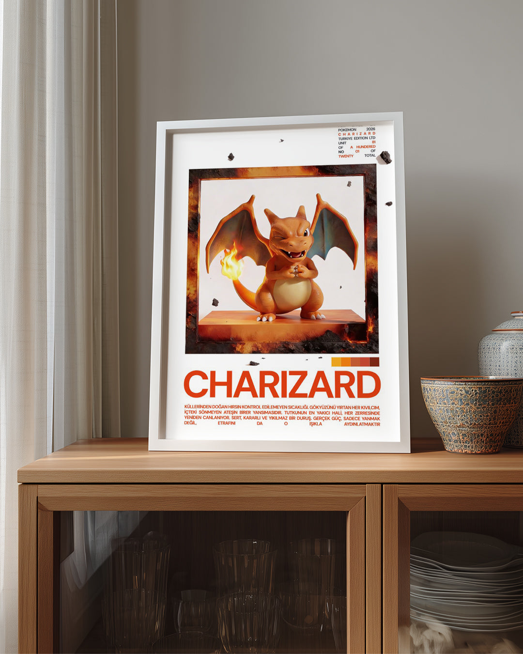 Charizard Poster Tablosu