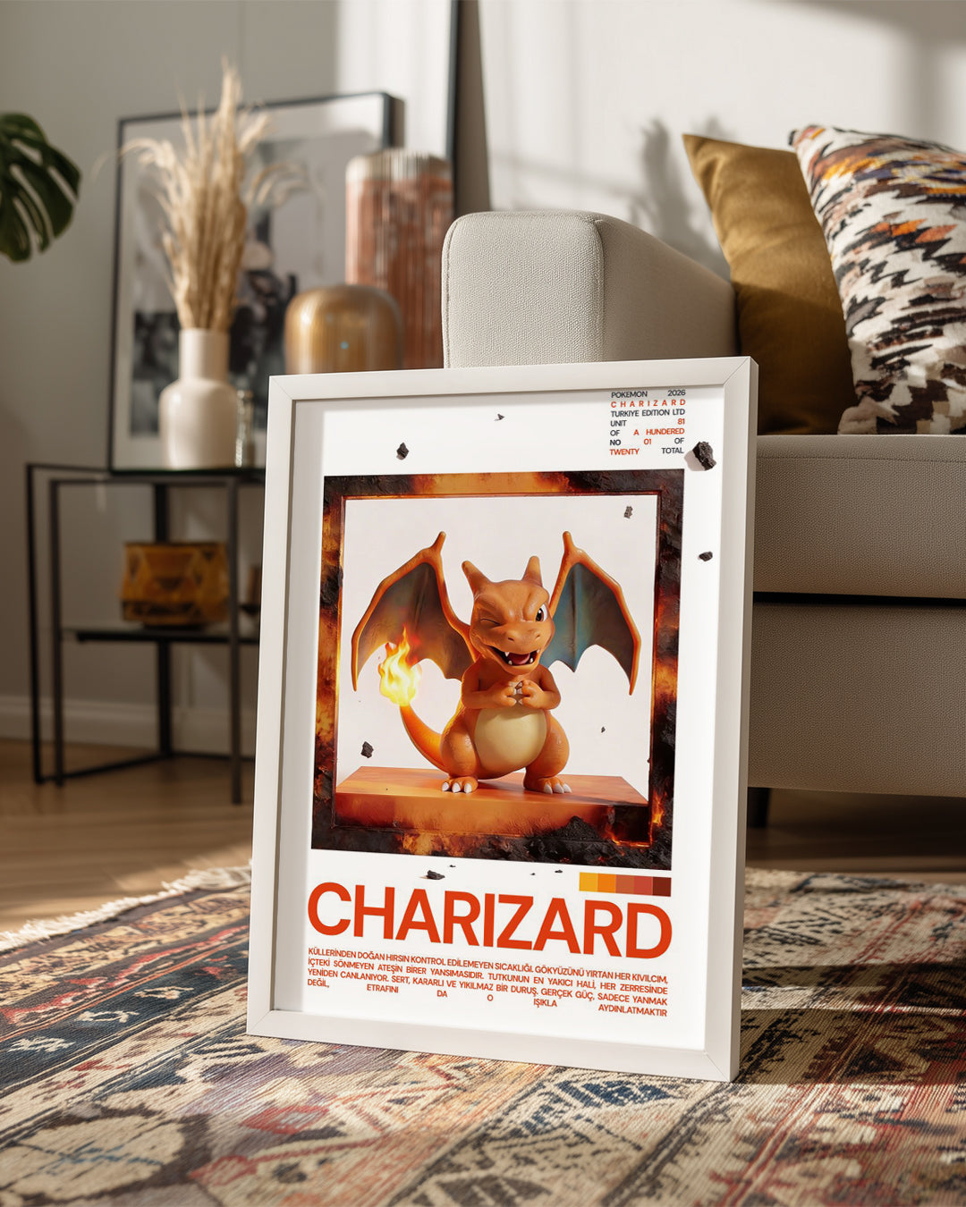 Charizard Poster Tablosu