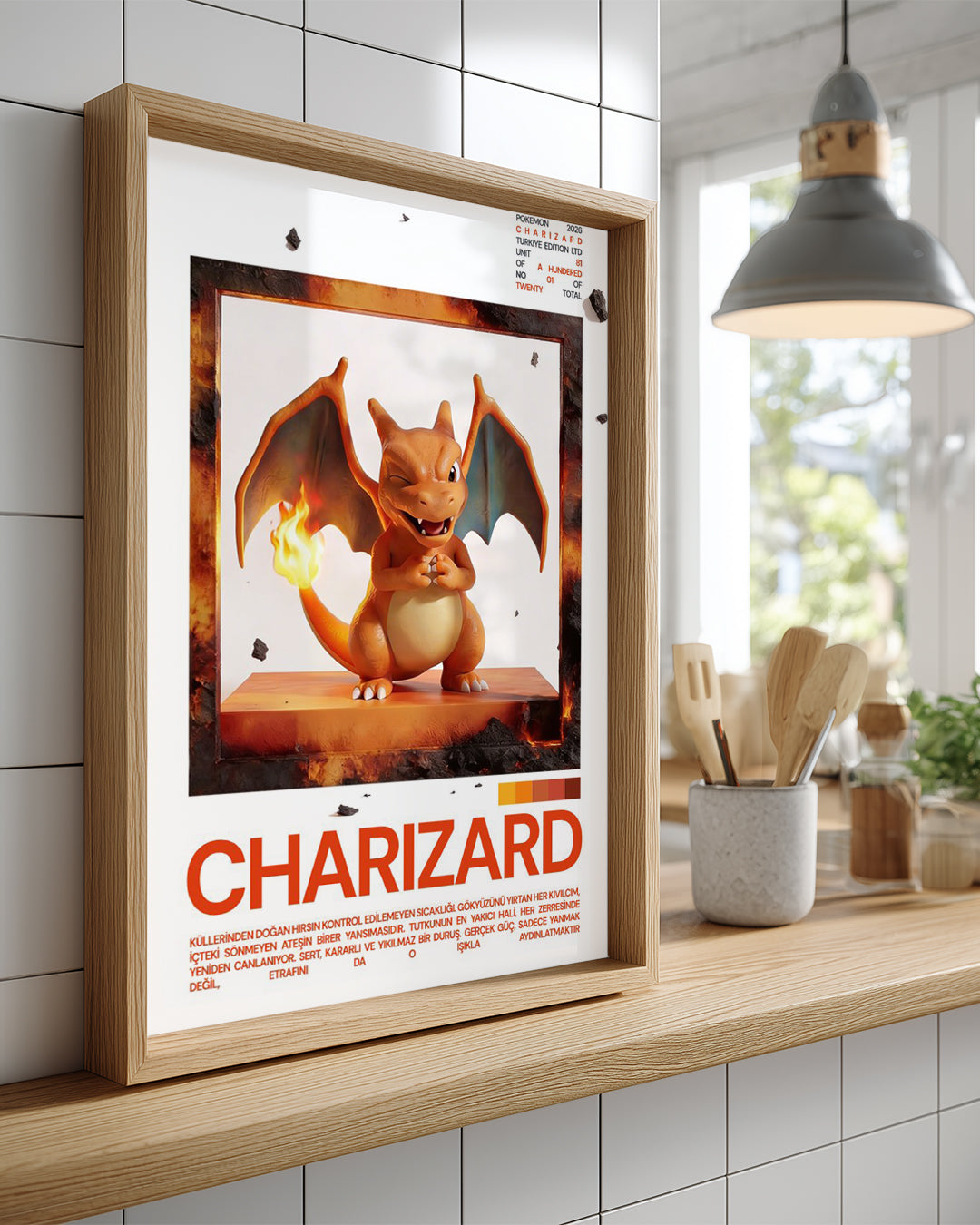 Charizard Poster Tablosu