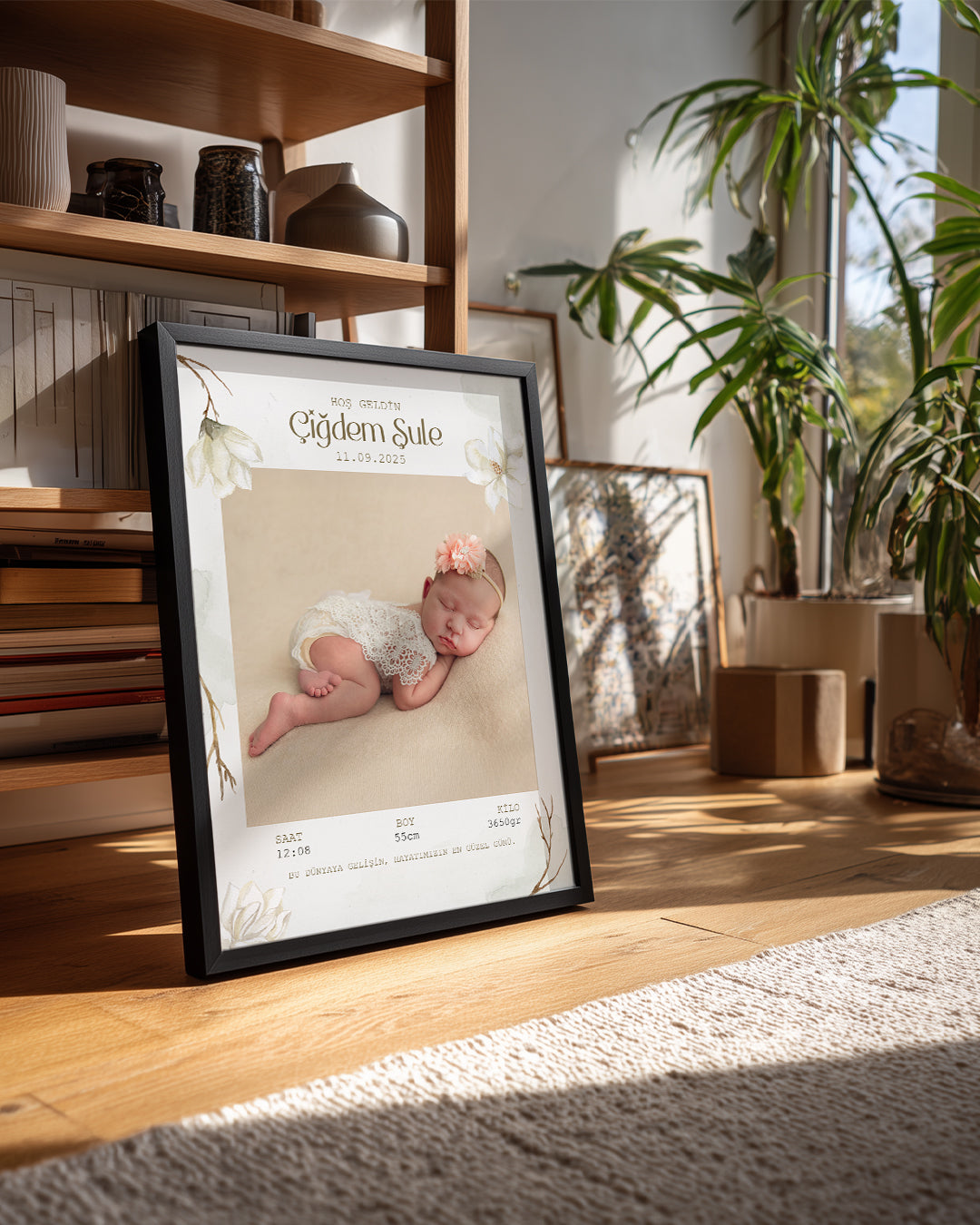 Hayatımıza Hoş Geldin – Bebek Poster Tablo