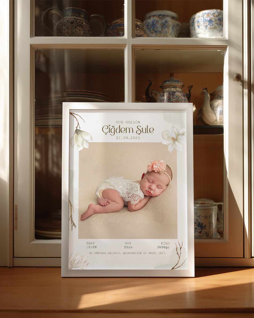 Hayatımıza Hoş Geldin – Bebek Poster Tablo