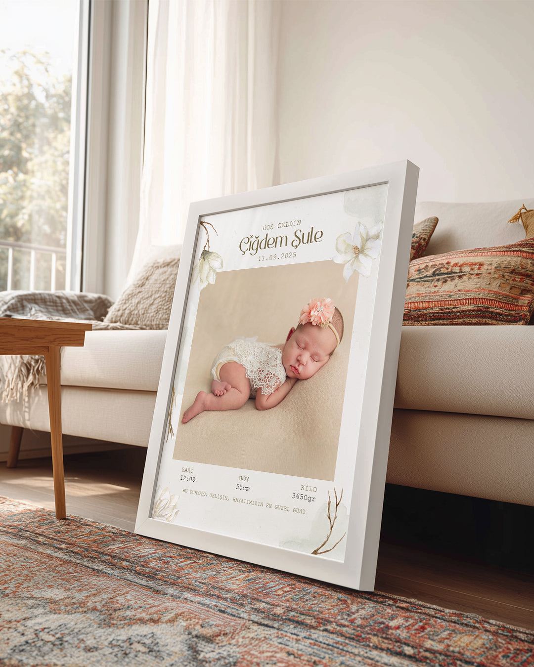 Hayatımıza Hoş Geldin – Bebek Poster Tablo