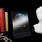 Yıldız Haritası (Dünya) Pleksi Konsept Kutu