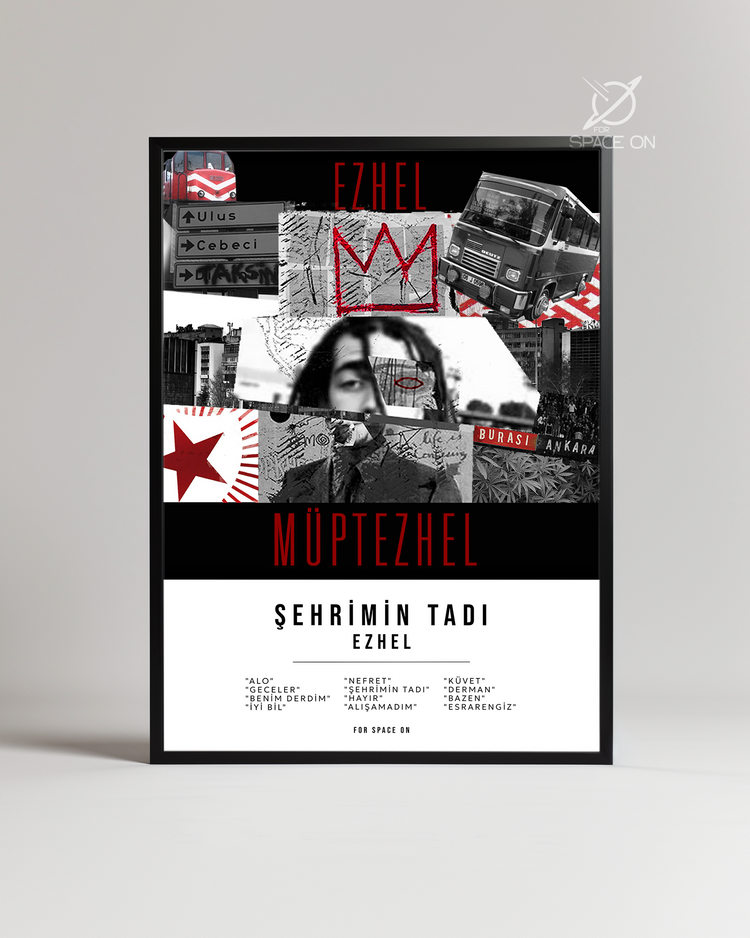 Ezhel-Müptezhel Albüm Kapağı Poster Tablosu