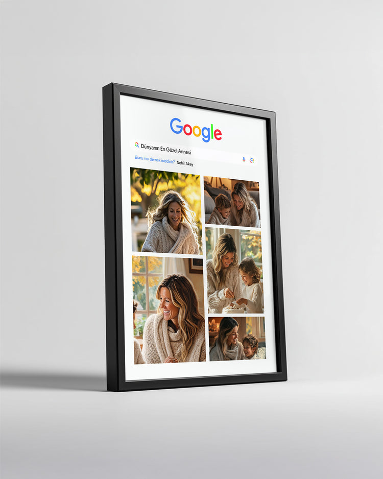 Annelere Özel Google Poster Tablosu
