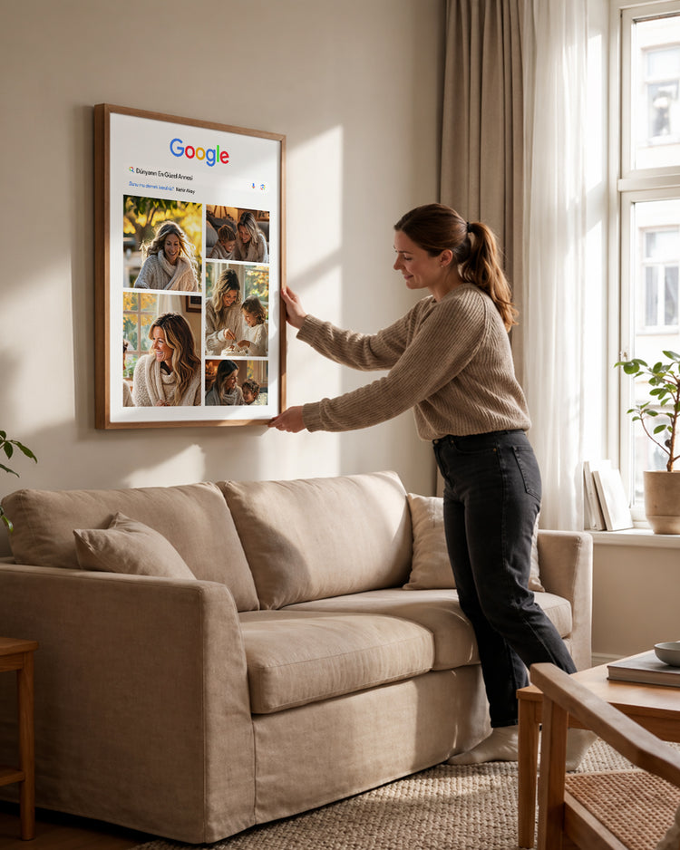 Annelere Özel Google Poster Tablosu