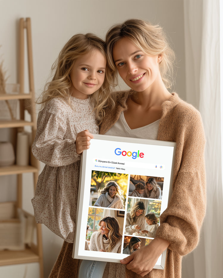 Annelere Özel Google Poster Tablosu