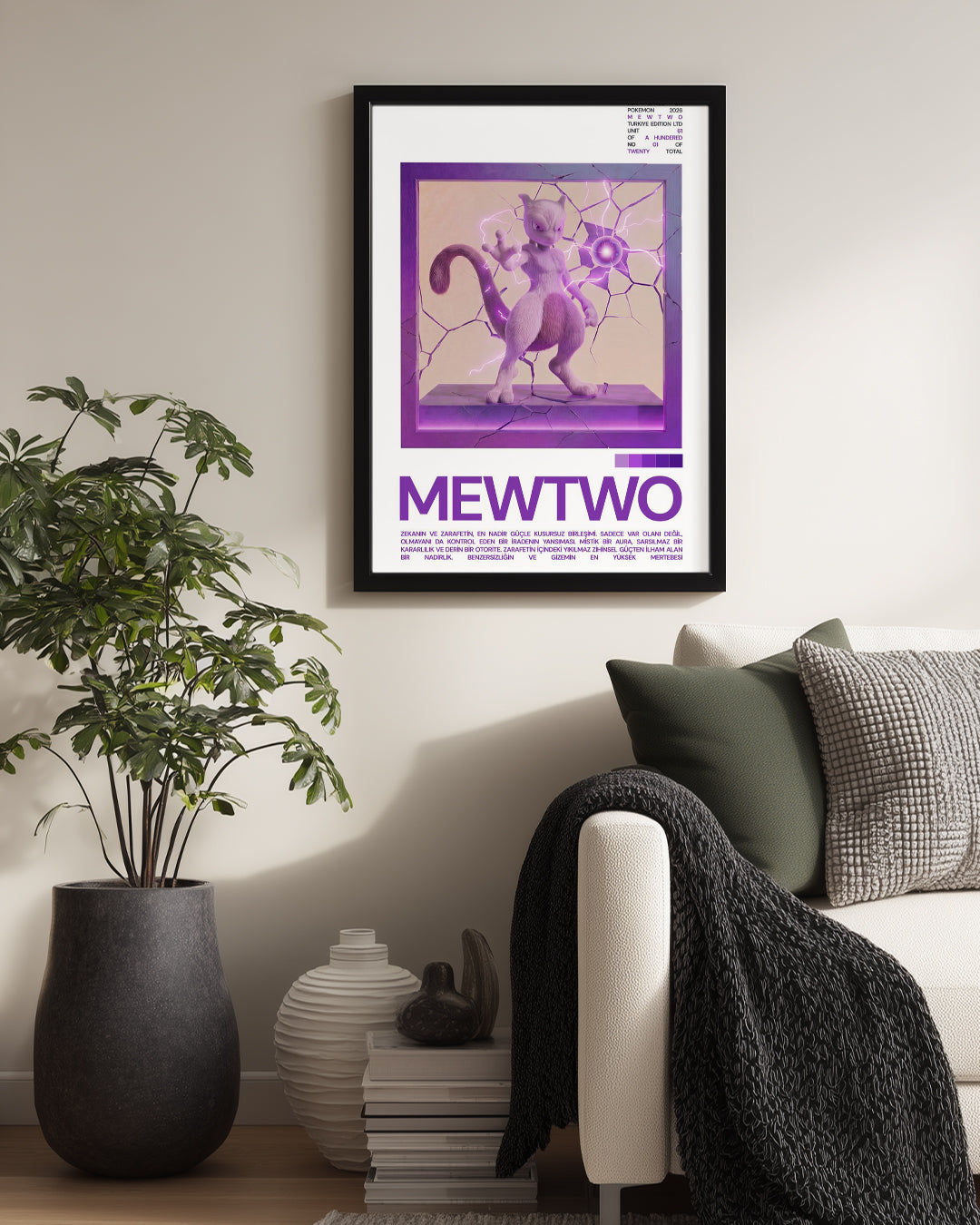 Mewtwo Poster Tablosu