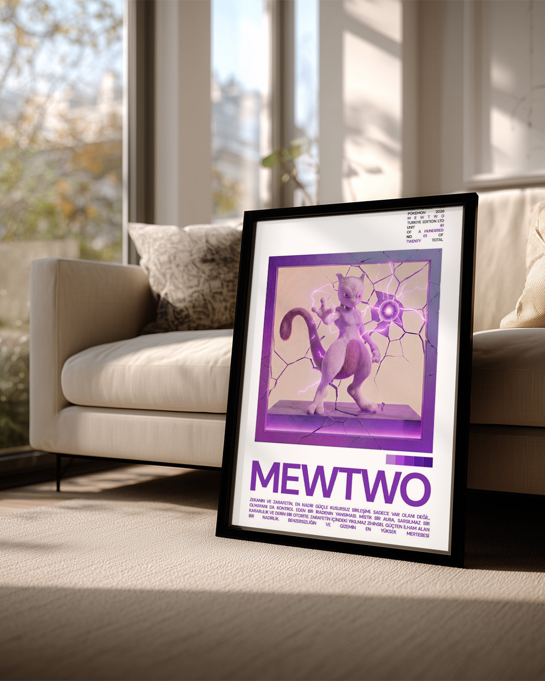 Mewtwo Poster Tablosu