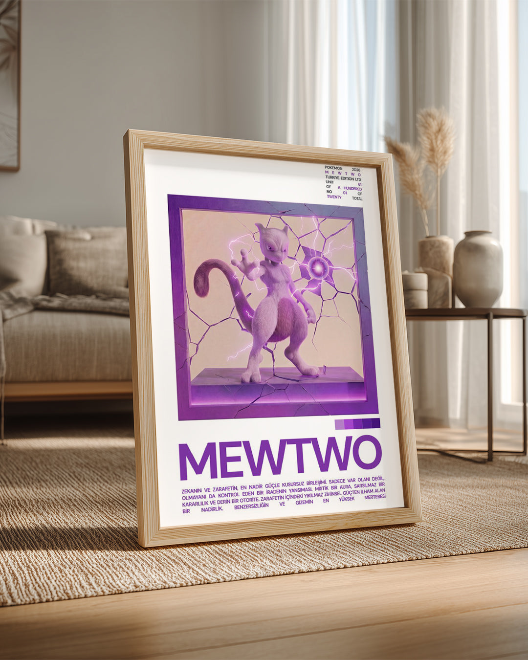 Mewtwo Poster Tablosu