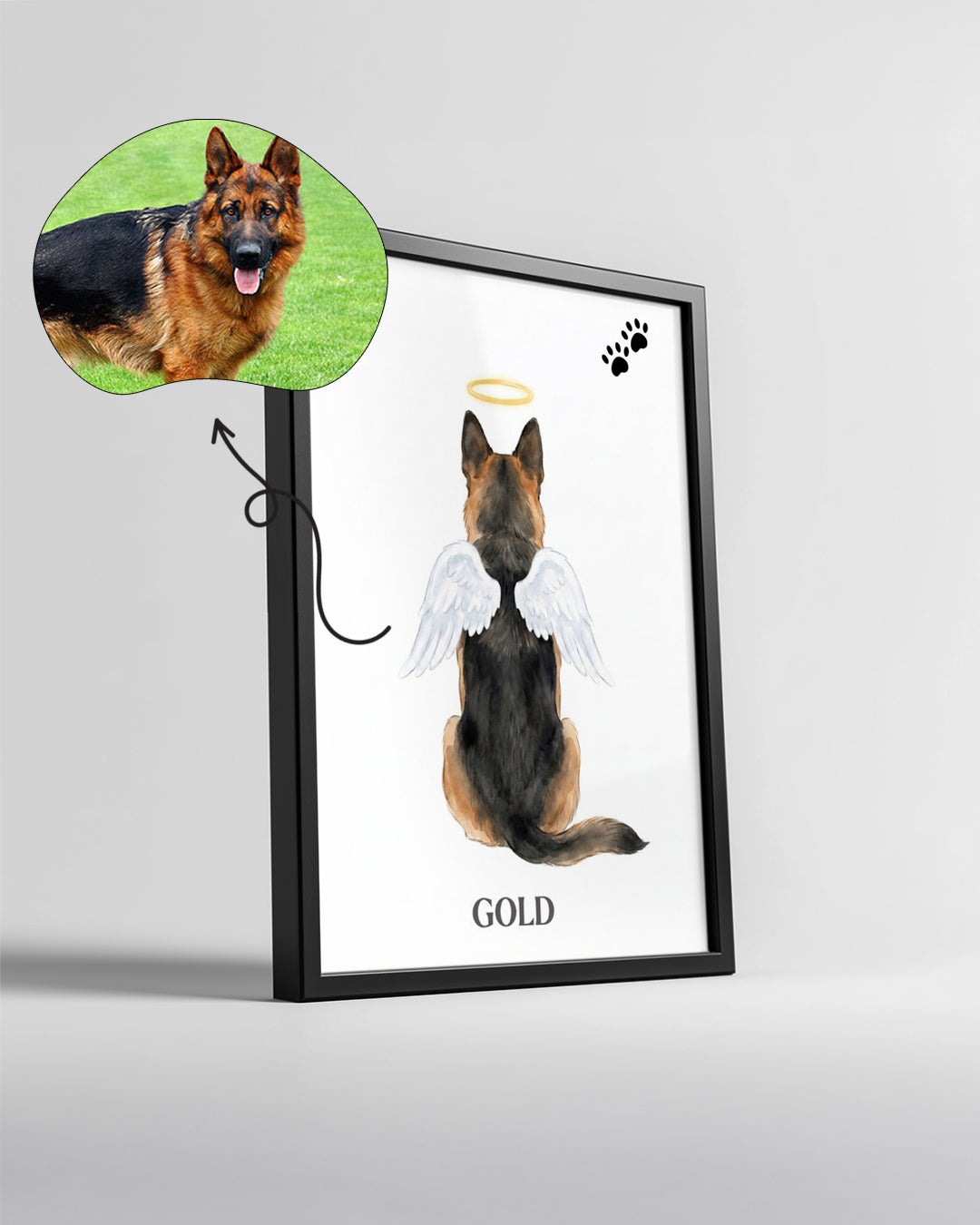 Cennetteki Dostum | Kişiye Özel Poster Tablo