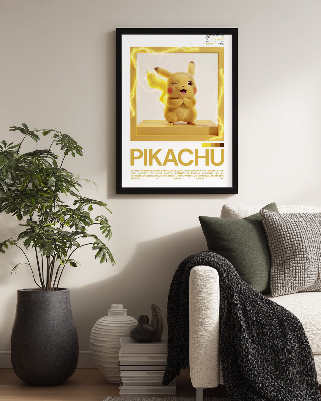 Pikachu Poster Tablosu
