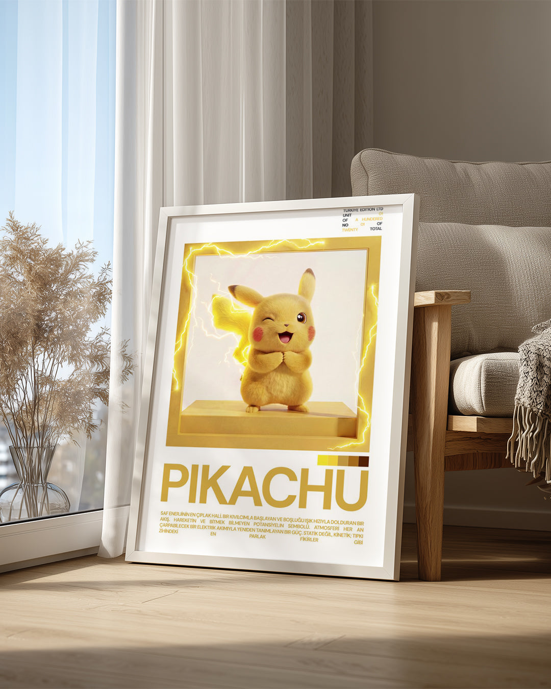 Pikachu Poster Tablosu
