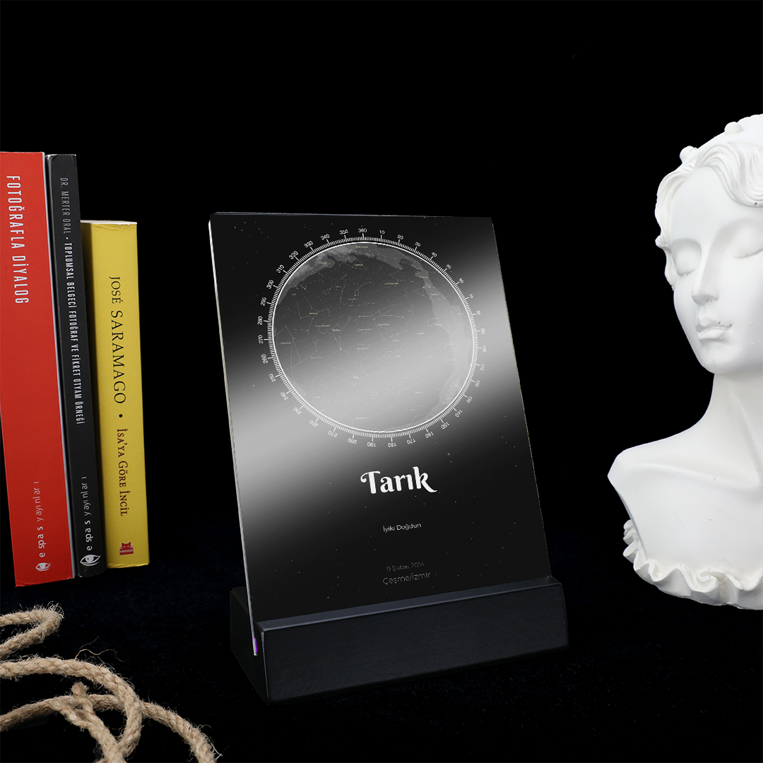 Star Map (Compass) Plexiglass Concept Box