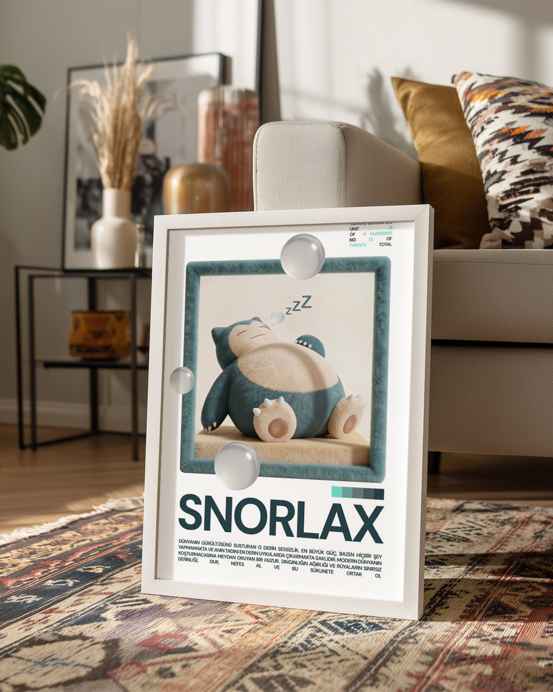 Snorlax Poster Tablosu