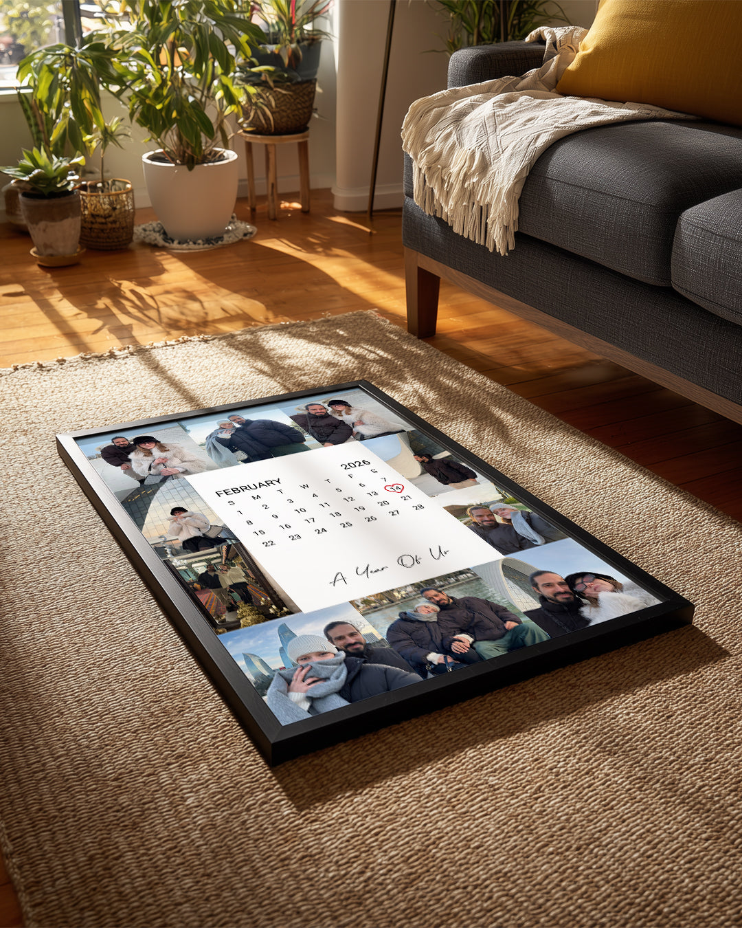 Kişiselleştirilebilir Takvim - A Year Of Us Poster Tablo