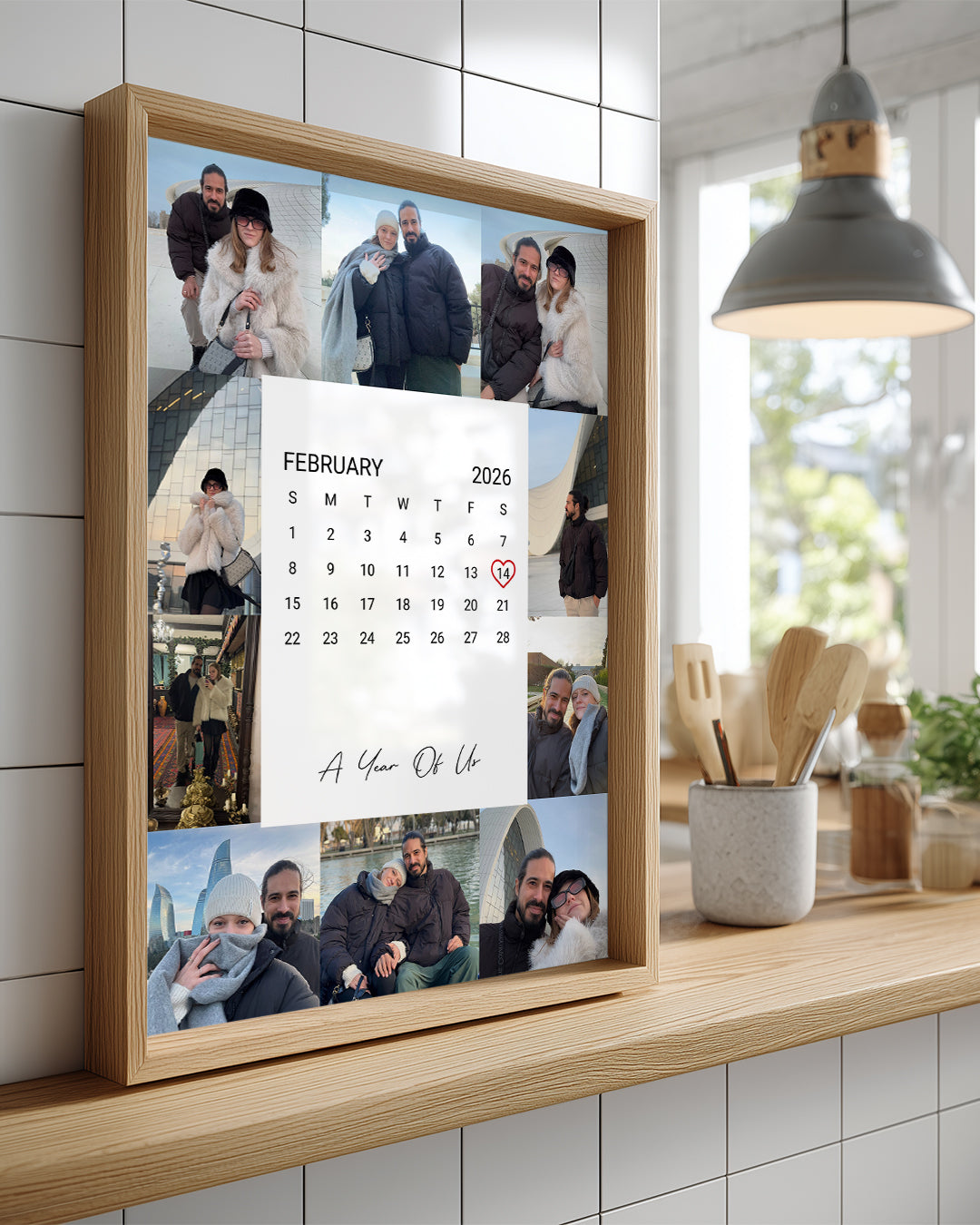 Kişiselleştirilebilir Takvim - A Year Of Us Poster Tablo