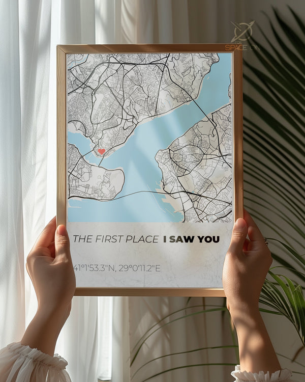 Seni İlk Gördüğüm Yer Poster Tablosu