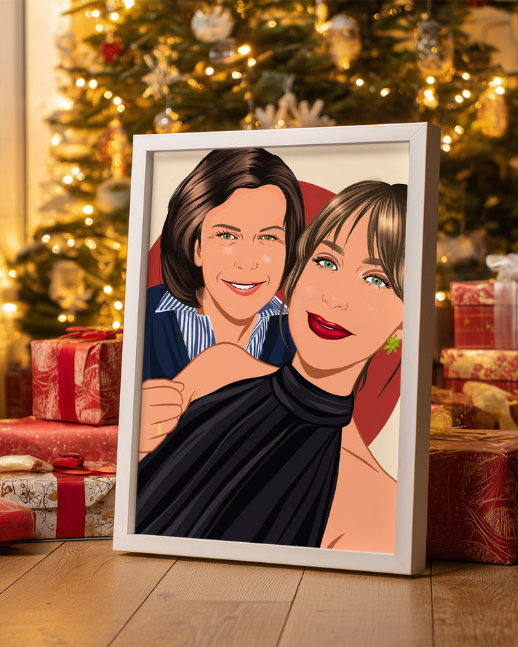 Gerçekçi Karikatür Poster Tablo