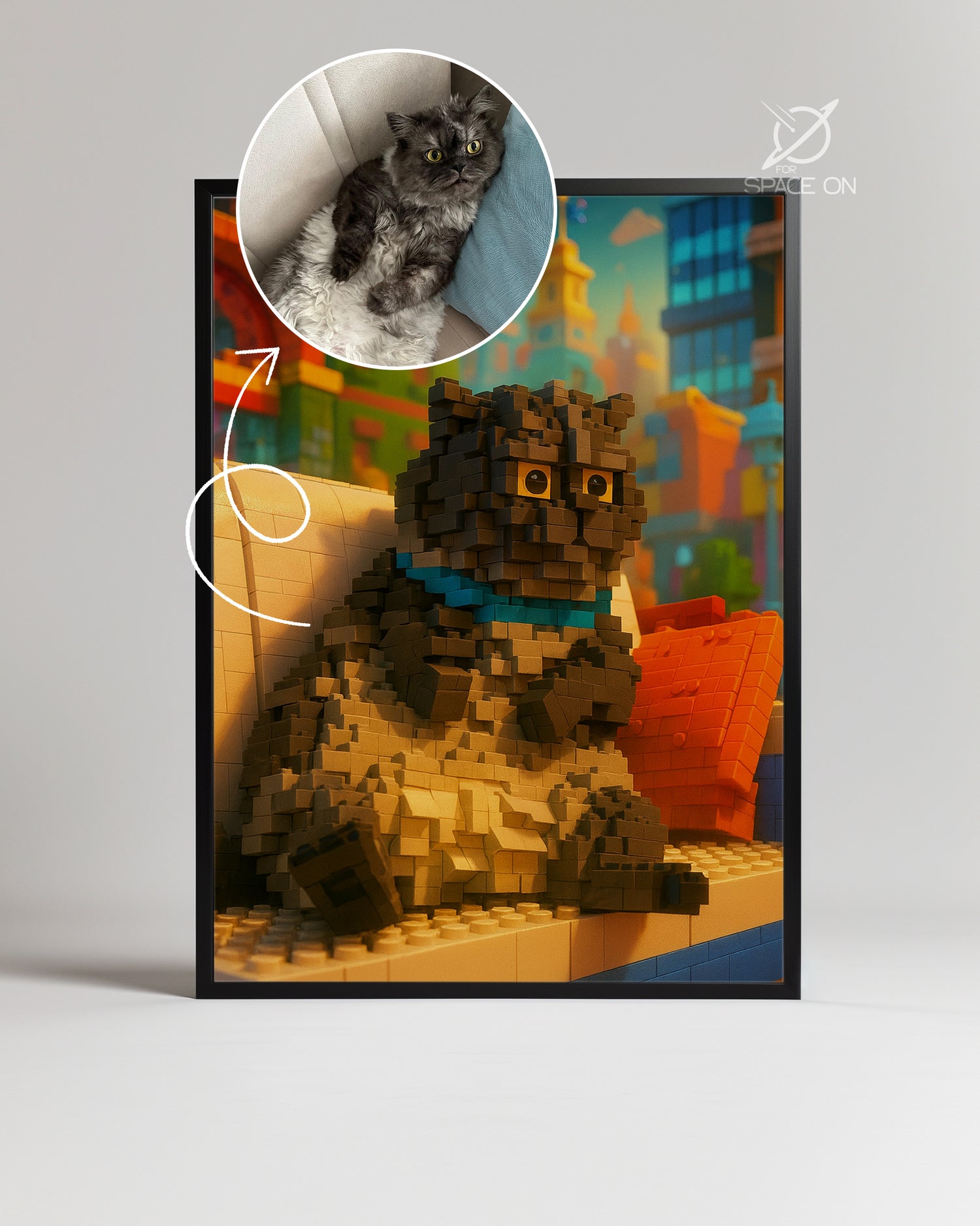 Lego Pati Portresi Poster Tablosu