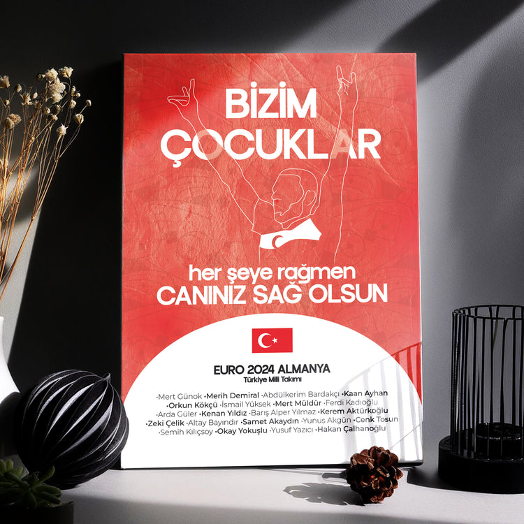 MEMORY OF EURO 2024 - GOOD LUCK POSTER PAINTING