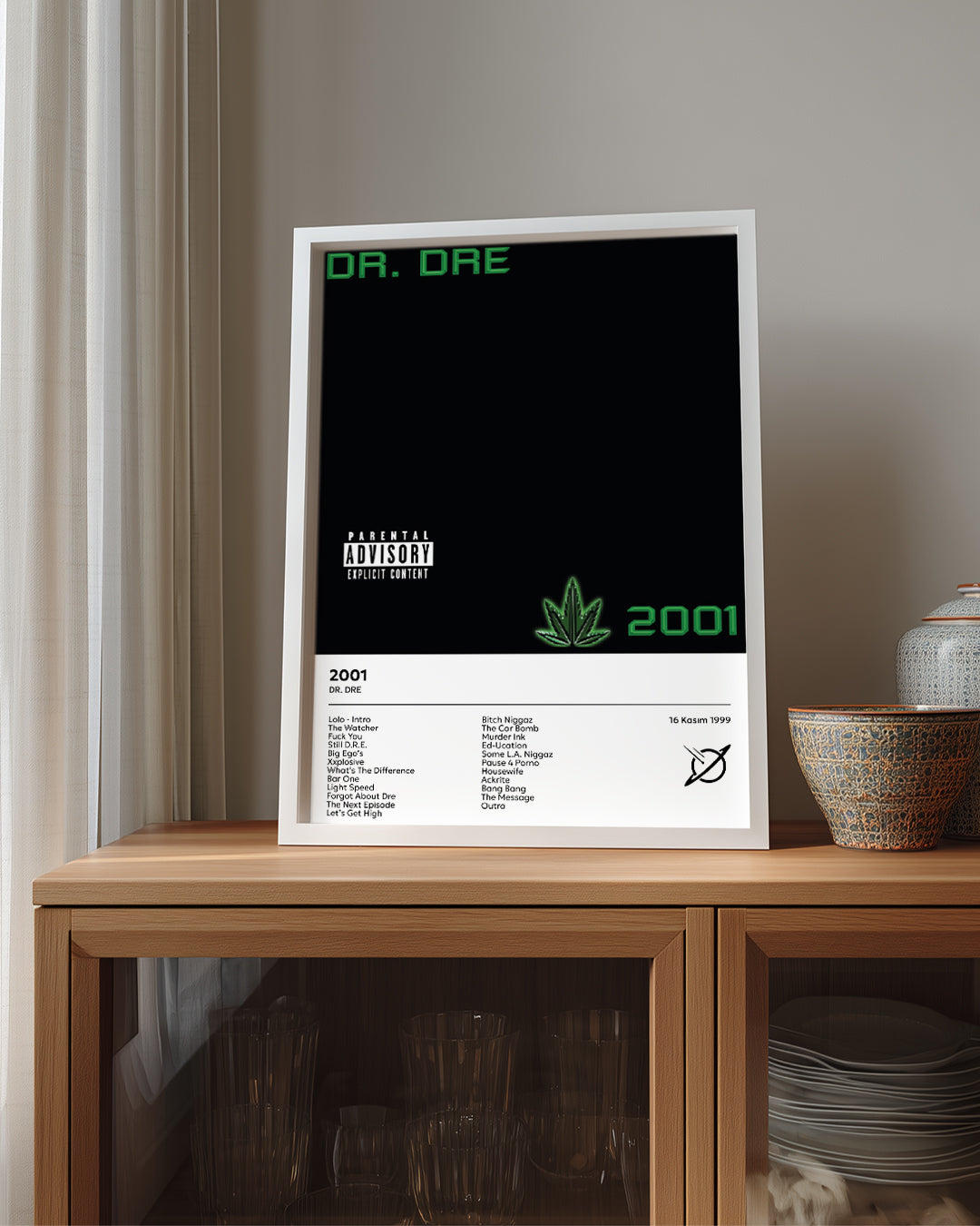 2001 - Dr Dre Poster Tablosu