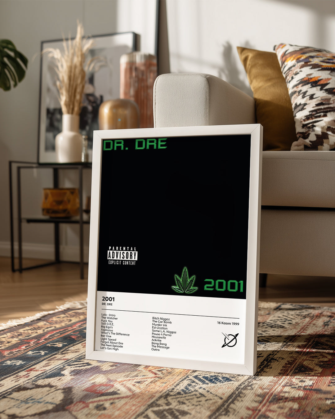 2001 - Dr Dre Poster Tablosu