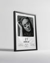 21 - Adele Poster Tablosu