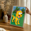 Simpson Pati Çizimi Poster Tablosu