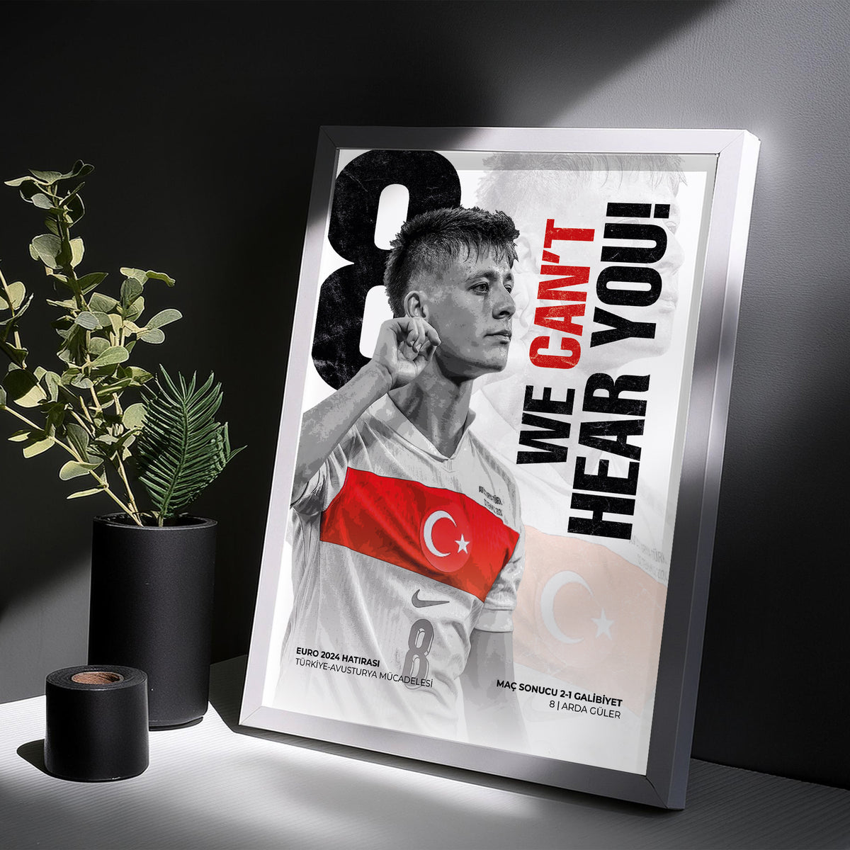 EURO 2024 HATIRASI - ARDA GÜLER POSTER TABLOSU