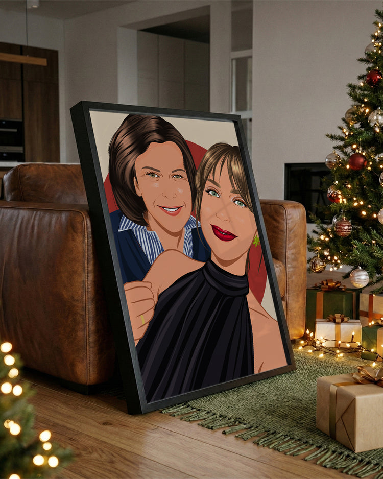 Gerçekçi Karikatür Poster Tablo