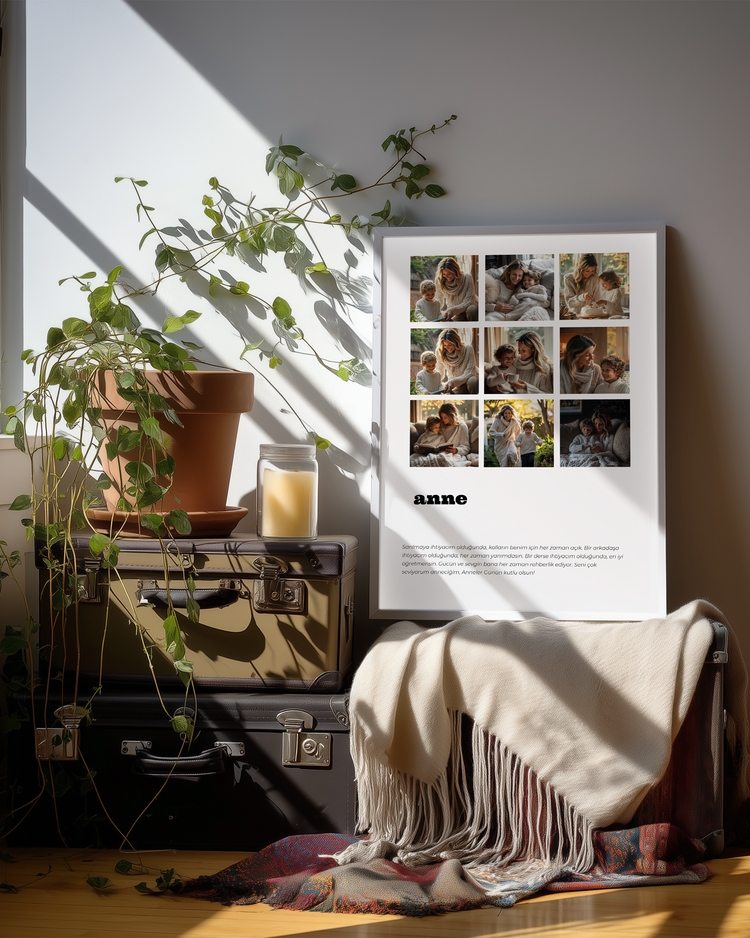 Anne Yazılı Poster Tablosu