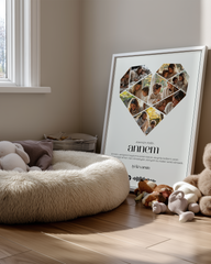 Annelere Özel 9 Fotoğraflı Kolaj Poster Tablo