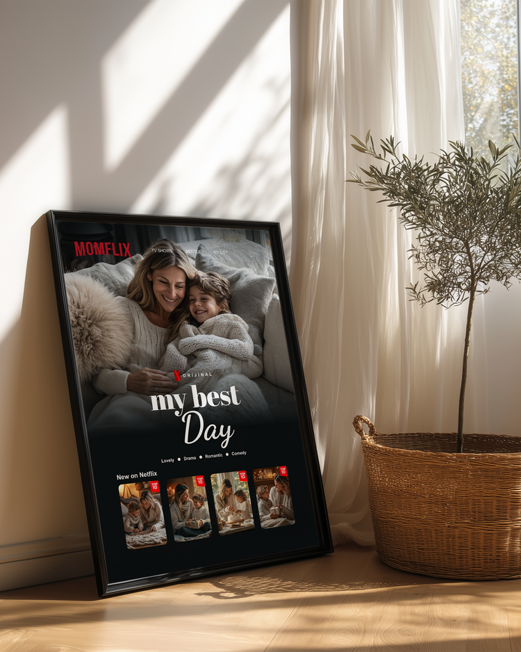 Annelere Özel My Best Day Poster Tablosu