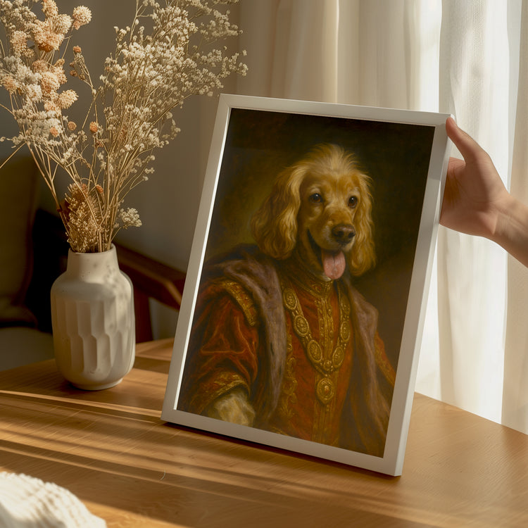 Asil Pati Kraliyet Portresi Poster Tablosu