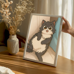 Anime Pati Portresi Poster Tablosu