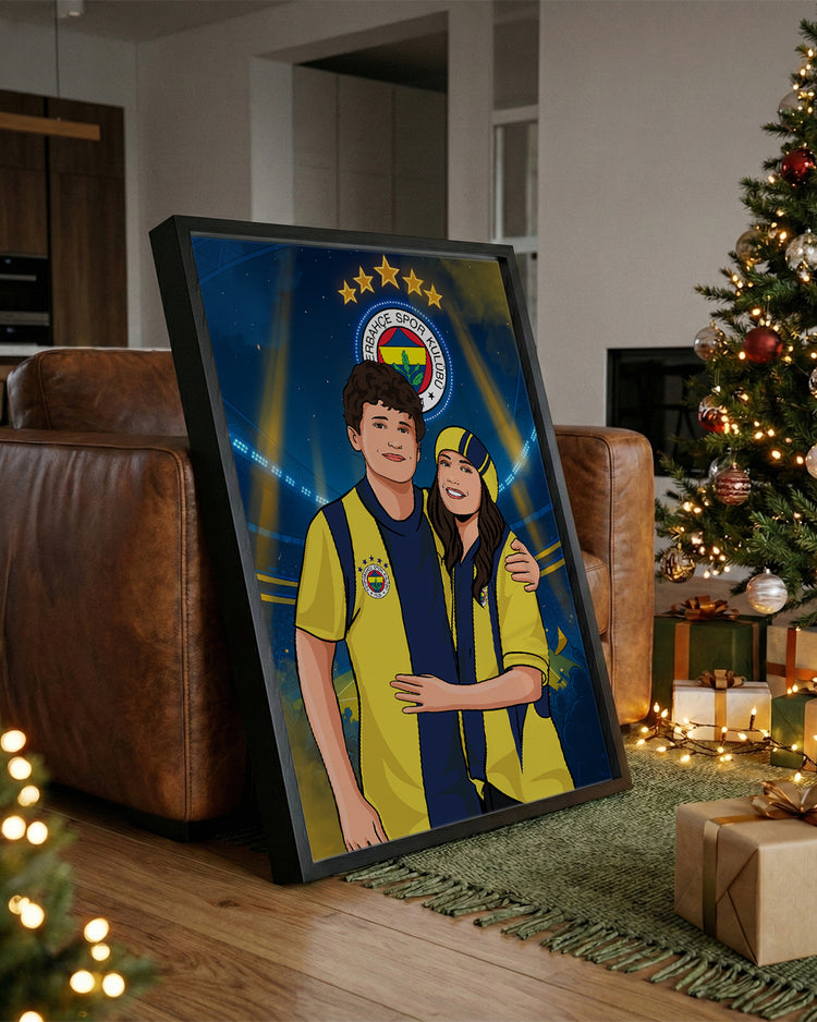 Taraftar Temalı Poster Tablolar