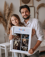 Babalara Özel Google Poster Tablosu