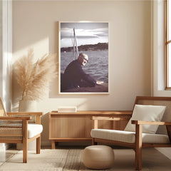 Denizlerde Bir Lider: Atatürk’ün Mavi Vatan Gururu Poster Tablosu